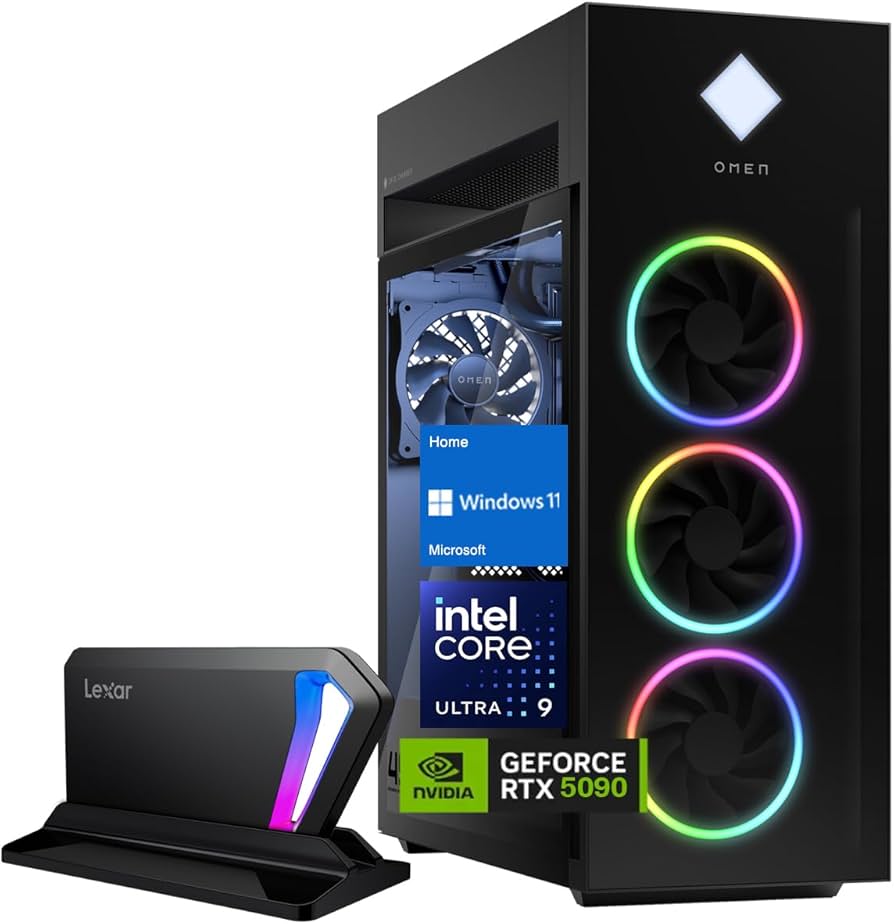 Amazon.com: HP OMEN 45L GT22 RTX 5090 Gaming Desktop, Intel Ultra